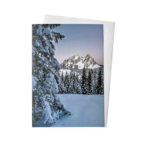 Greeting Card - Snowy Landscape